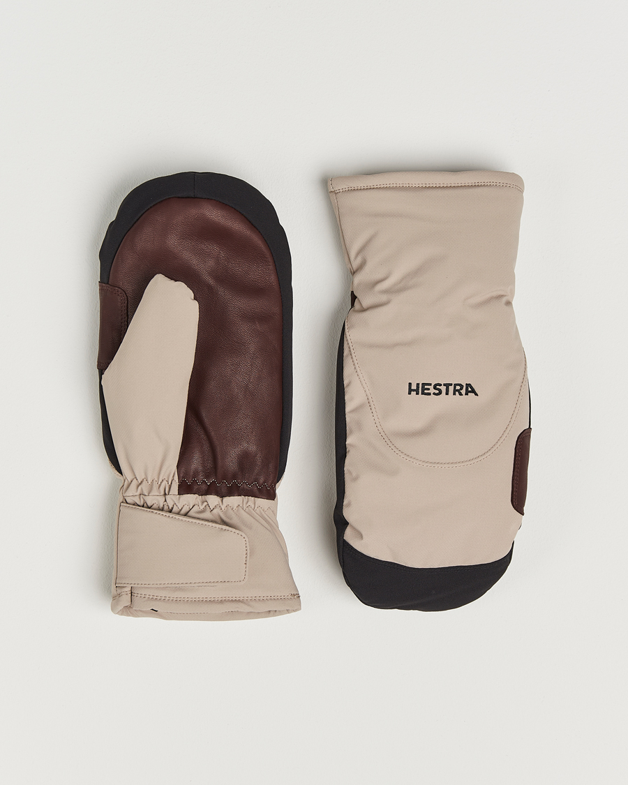 Men | Gloves | Hestra | CZone Mellow Mitt Beige