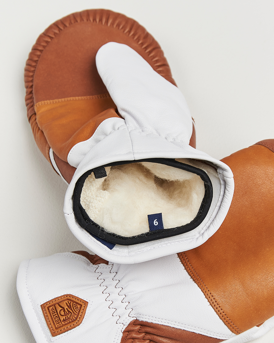 Men | Gloves | Hestra | reMix Mitt Cork/Off White