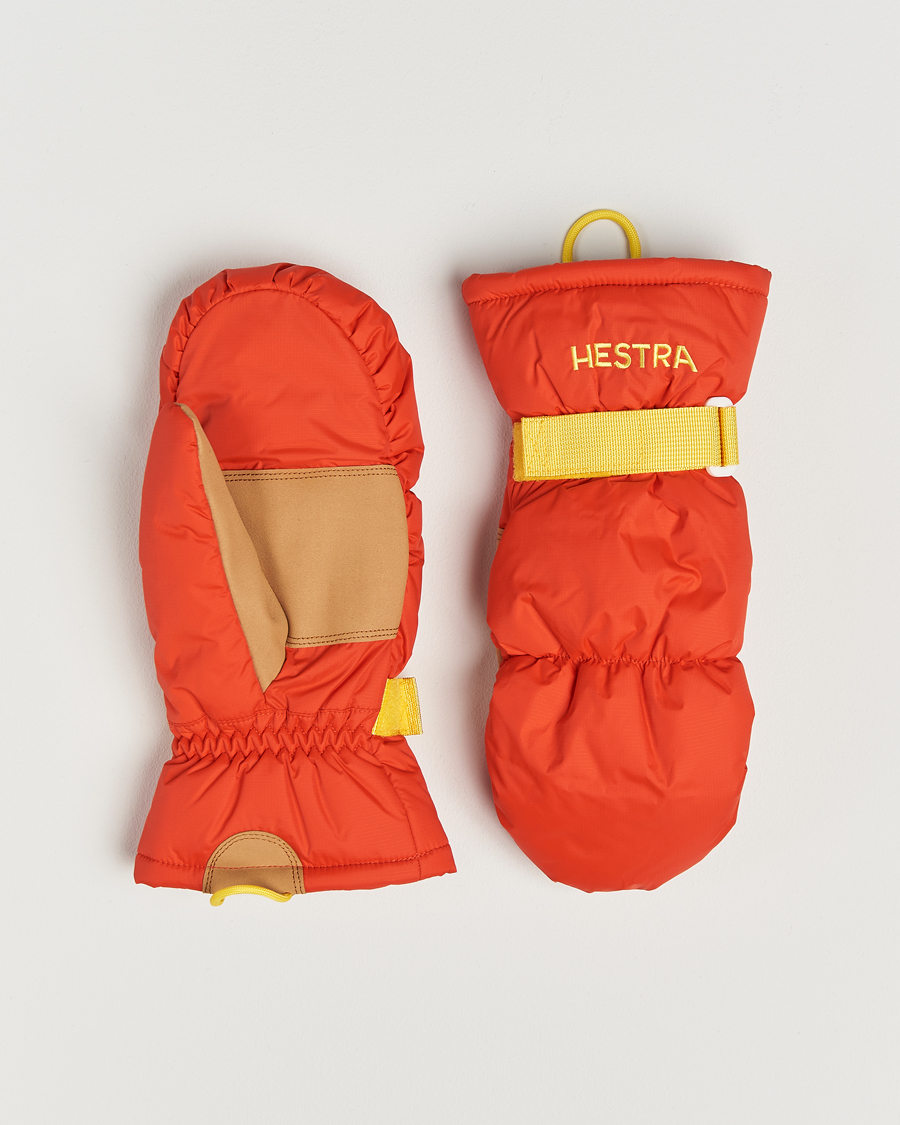 Men | Gloves | Hestra | Kiruna Mitt Light Red