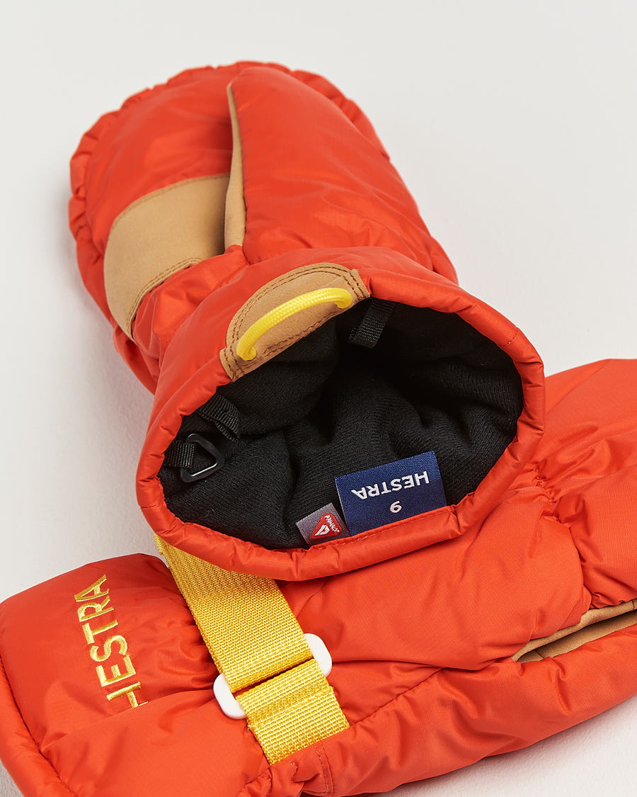 Men | Gloves | Hestra | Kiruna Mitt Light Red