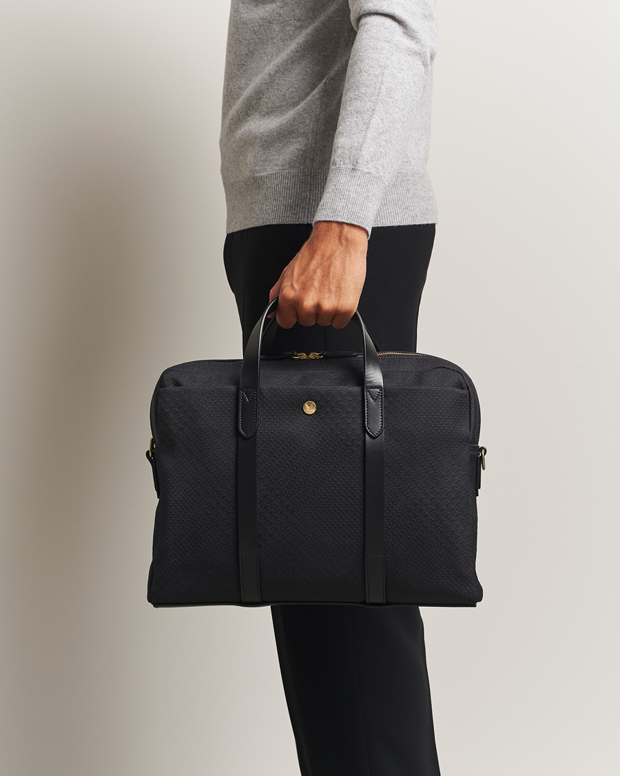 Men | Bags | Mismo | M/S Aspire Briefcase Haptic Black/Black