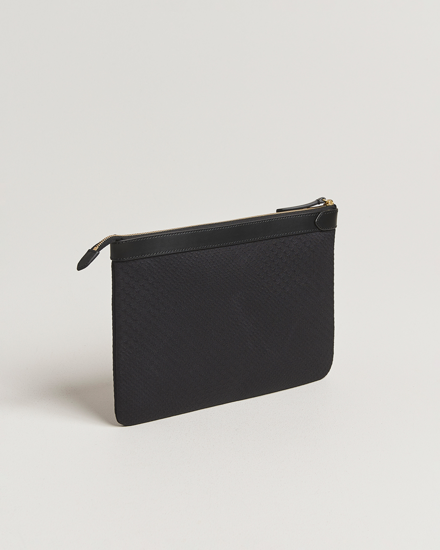 Men | Bags | Mismo | M/S Nylon Pouch Large Haptic Black/Black