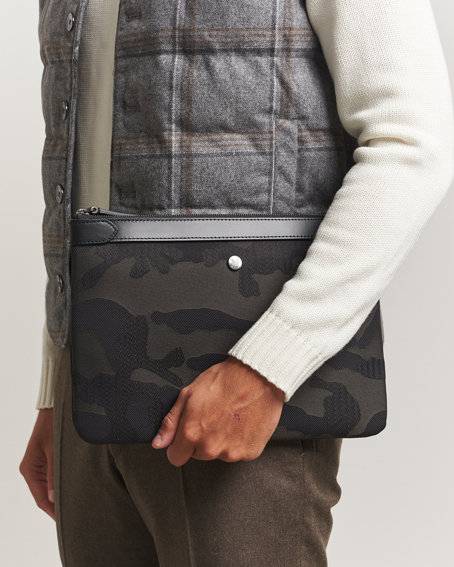 Men | Bags | Mismo | M/S Nylon Pouch Large Into The Deep/Black