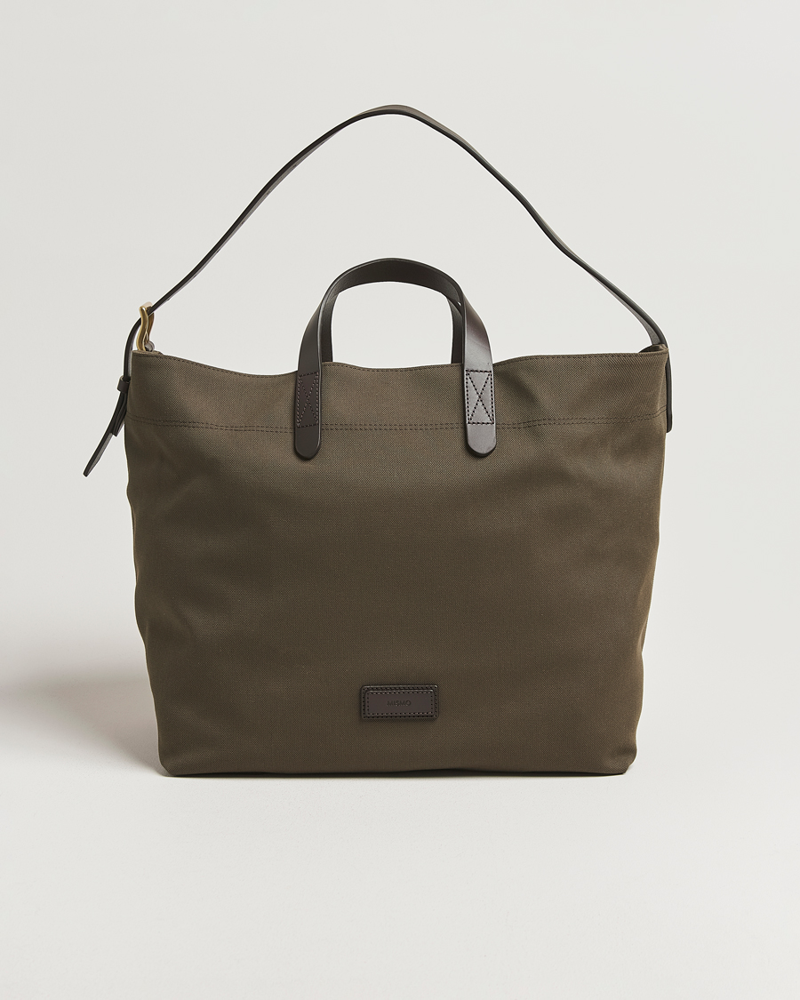 Men | Bags | Mismo | M/S Companion Tote Bag Army/Dark Brown
