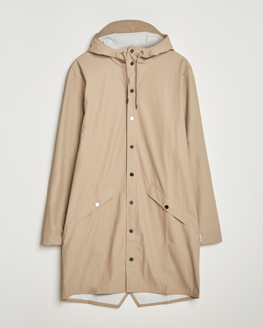 Men | Coats & Jackets | RAINS | Long Jacket Beige