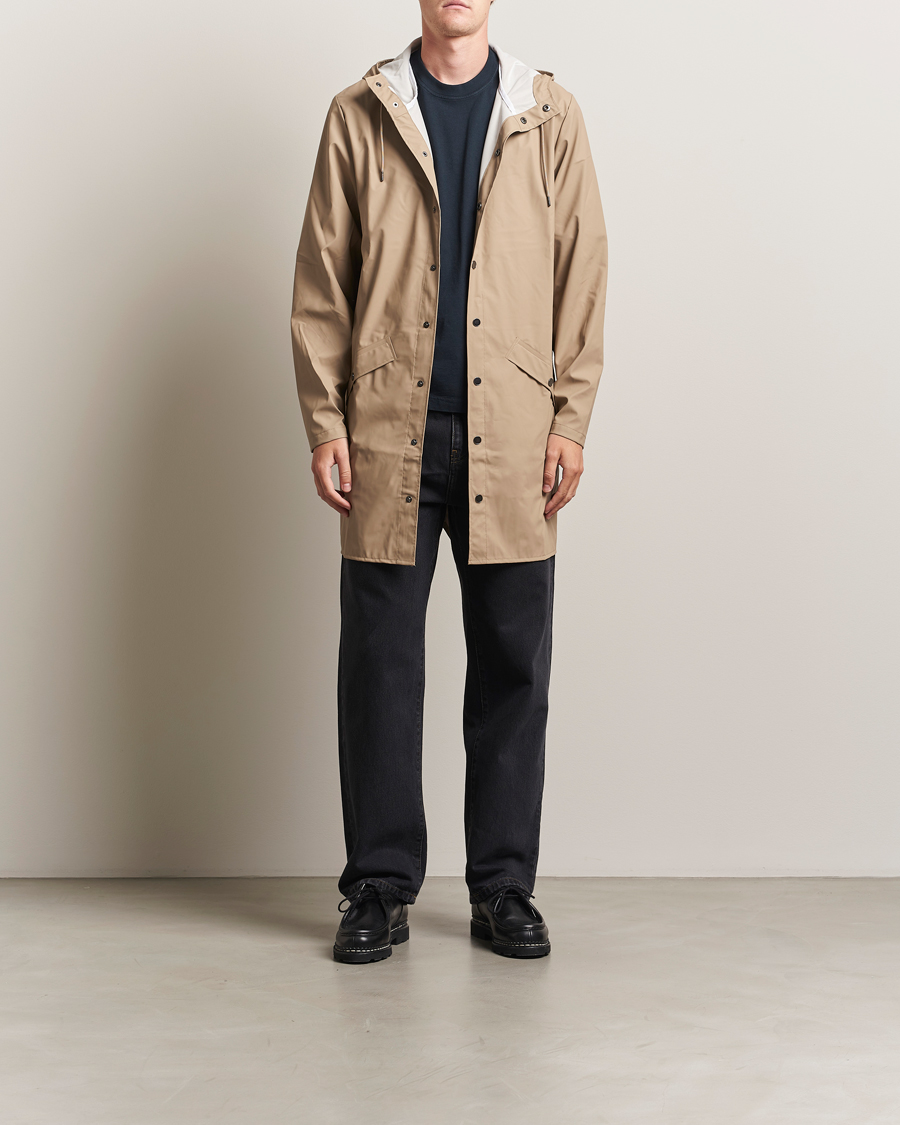 Men | Coats & Jackets | RAINS | Long Jacket Beige