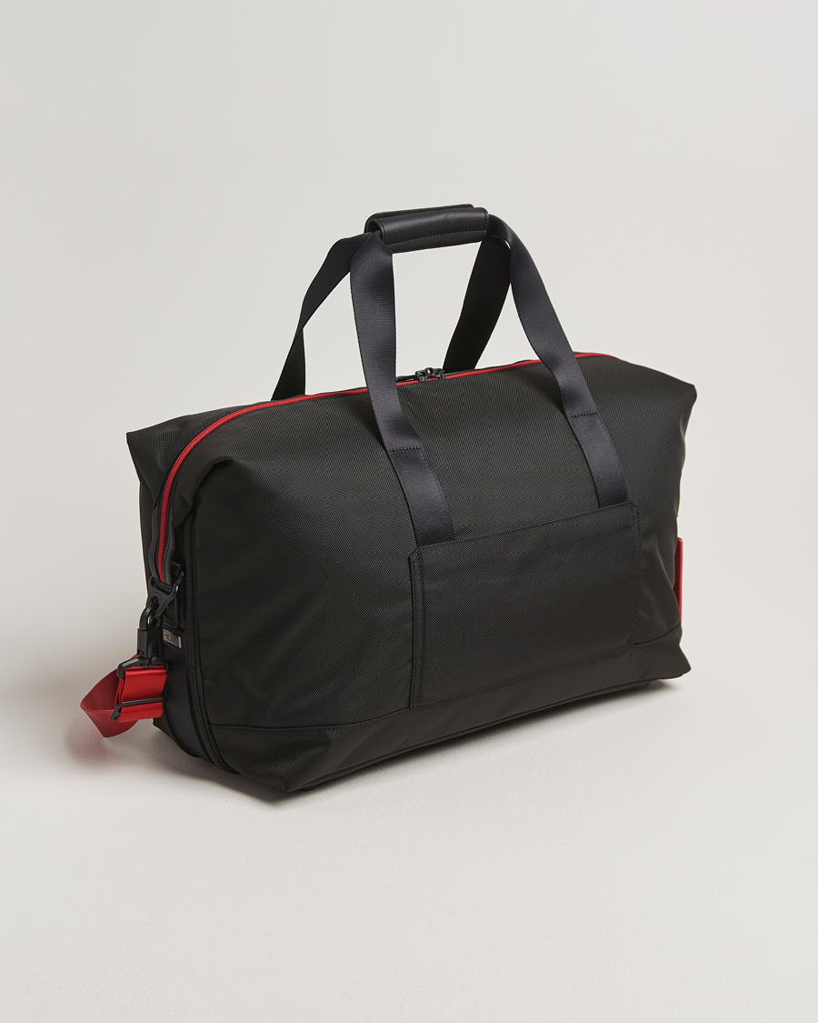 Men | Bags | TUMI | Alpha 3 Double Expansion Travel Satchel Black/Red