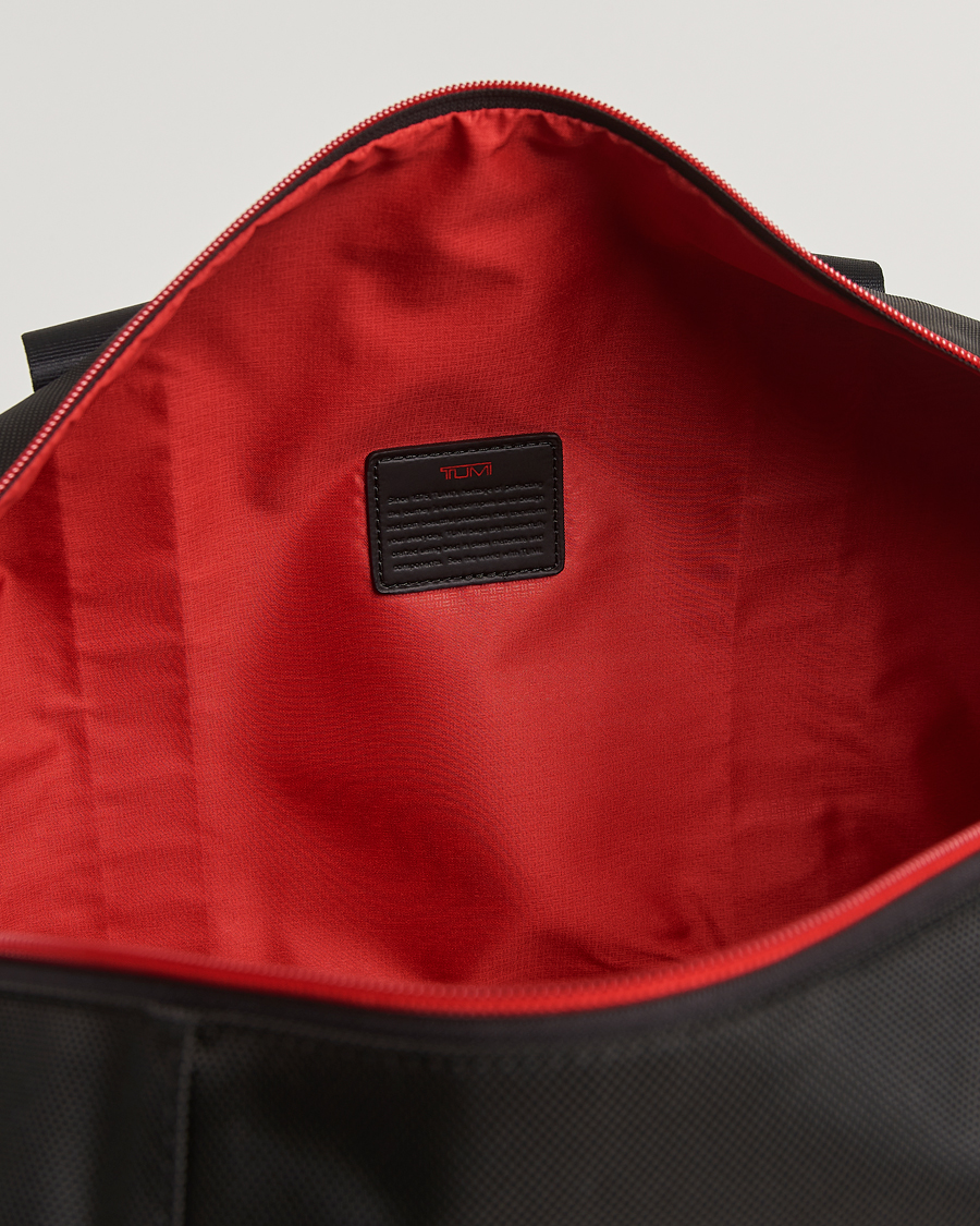 Men | Bags | TUMI | Alpha 3 Double Expansion Travel Satchel Black/Red