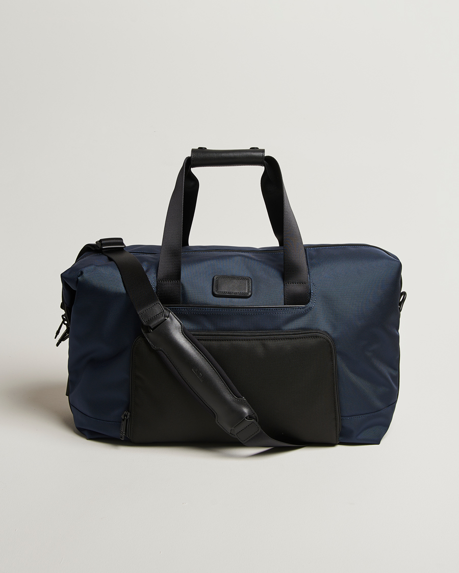 Men | Bags | TUMI | Alpha 3 Double Expansion Travel Satchel Navy