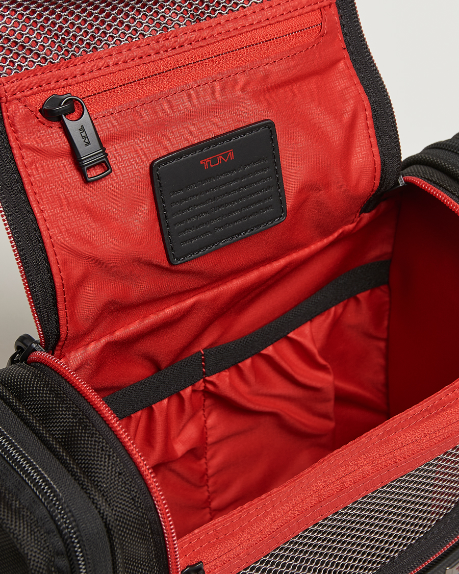 Men | Bags | TUMI | Alpha 3 Hanging Travel Kit Black/Red