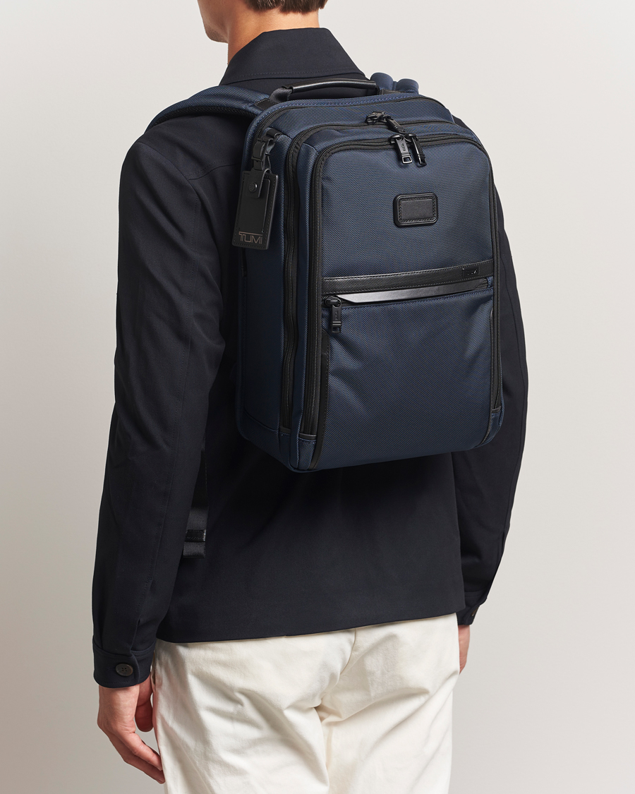 Men | Bags | TUMI | Alpha 3 Slim Backpack Navy