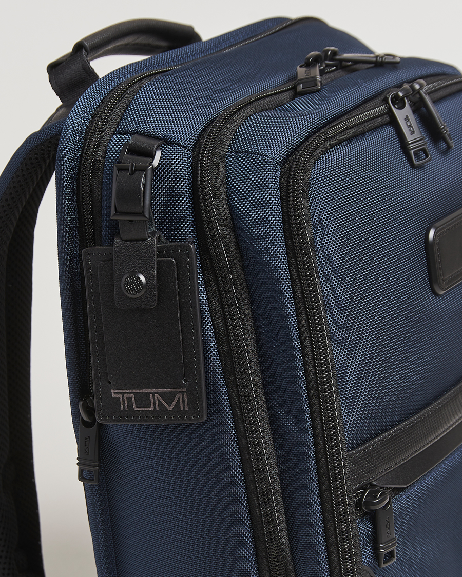 Men | Bags | TUMI | Alpha 3 Slim Backpack Navy