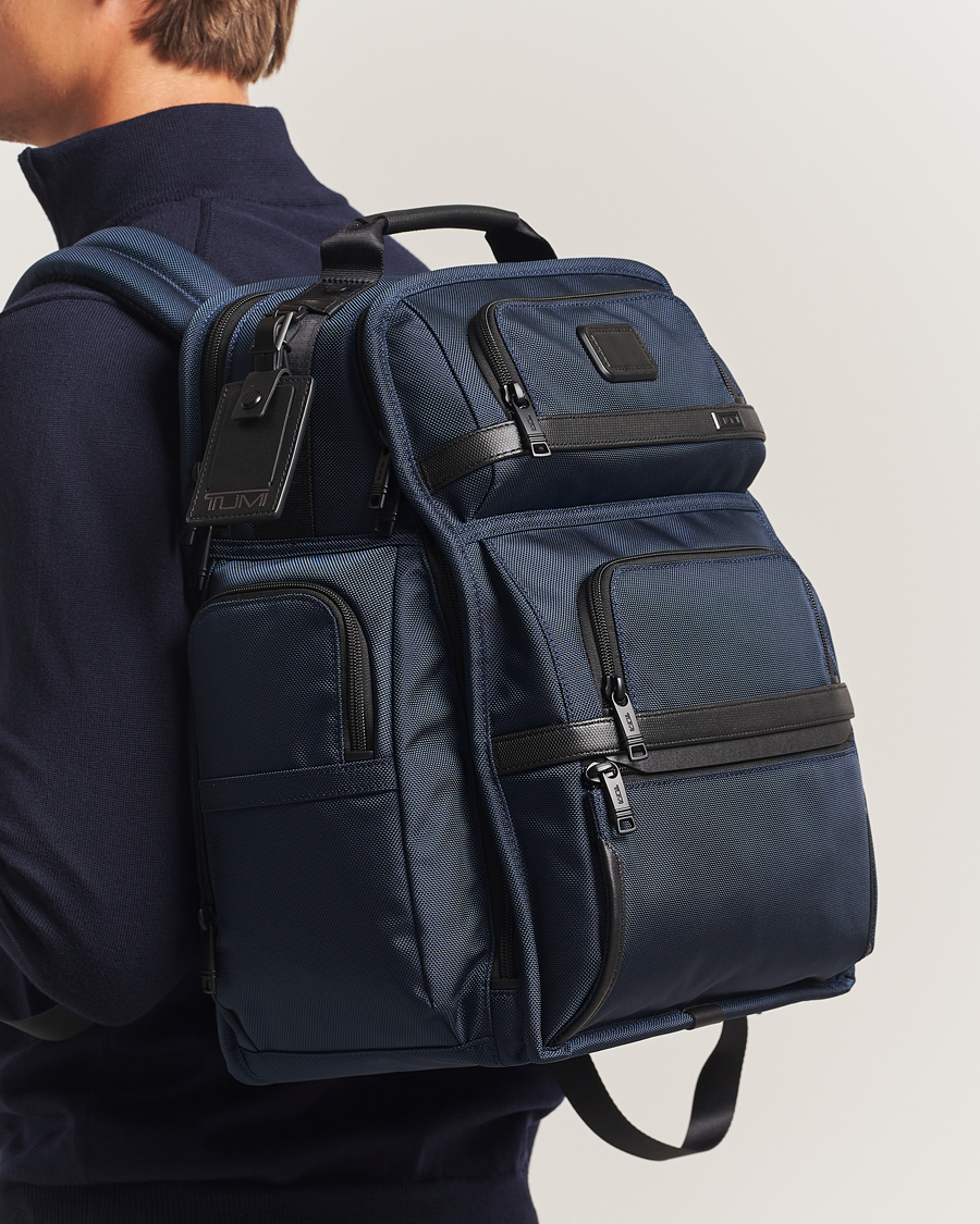Men | Bags | TUMI | Alpha 3 Brief Backpack Navy