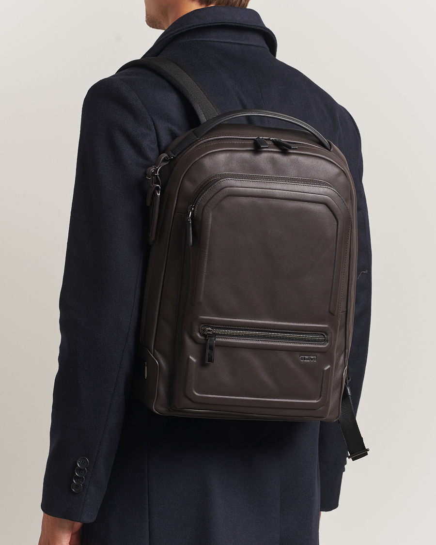Men | Bags | TUMI | Harrison Bradner Backpack Espresso Brown