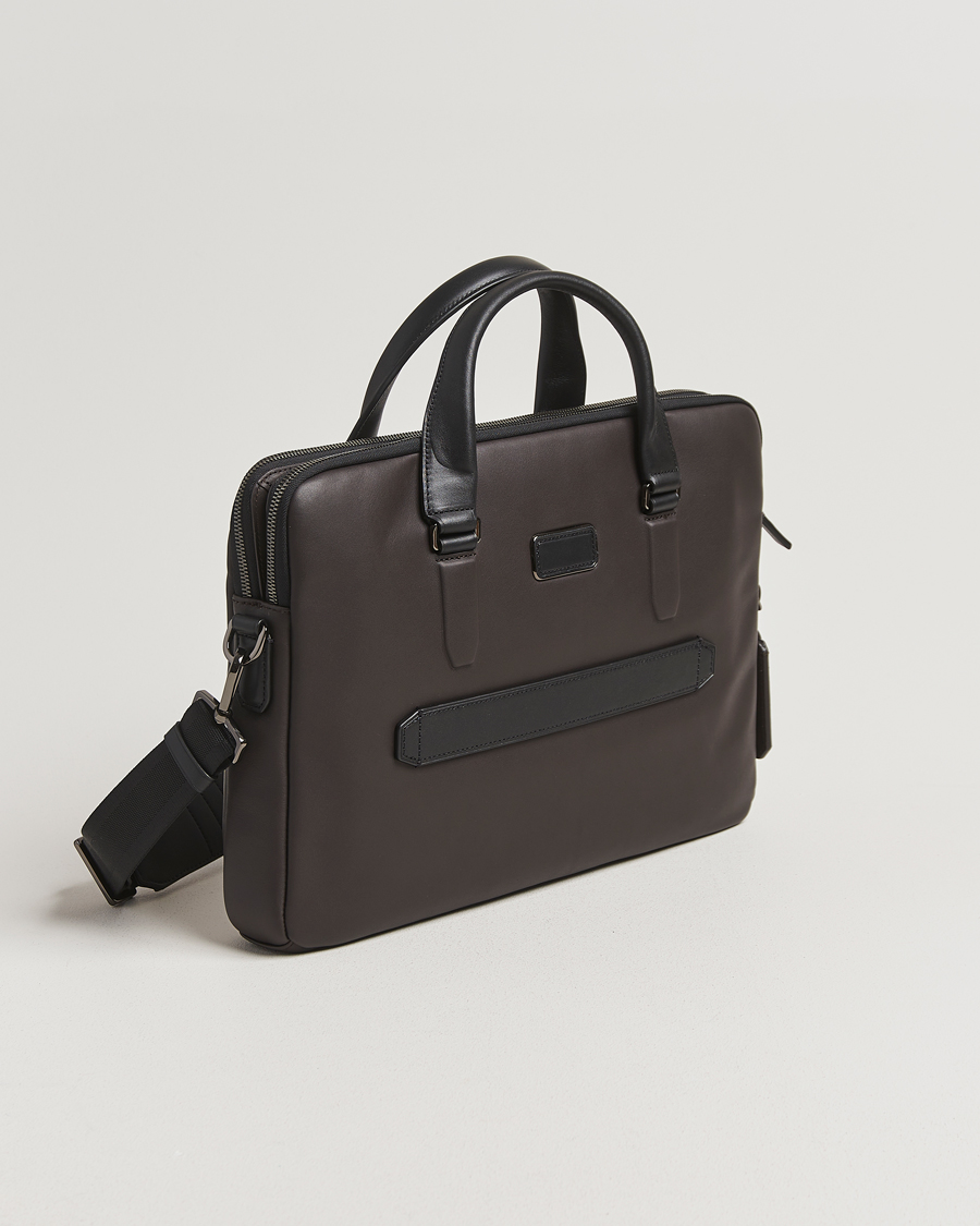 Men | Bags | TUMI | Harrison Sycamore Slim Brief Espresso Brown
