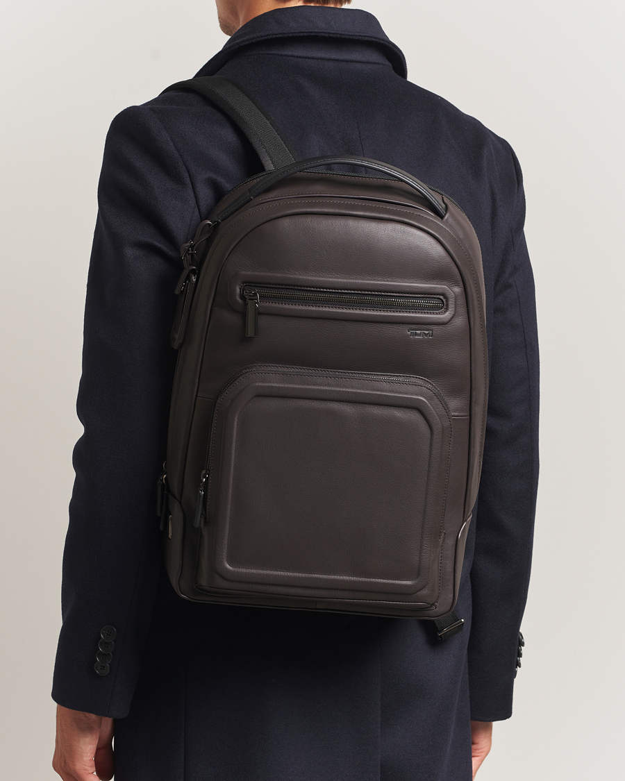 Men | Bags | TUMI | Harrison Warren Backpack Espresso Brown