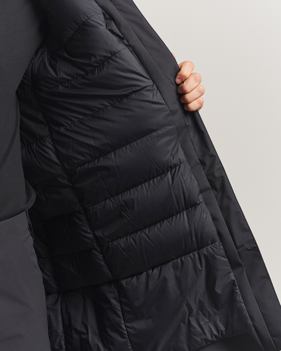 Arc'teryx Veilance Monitor GORE-TEX Down Coat Black at CareOfCarl.com