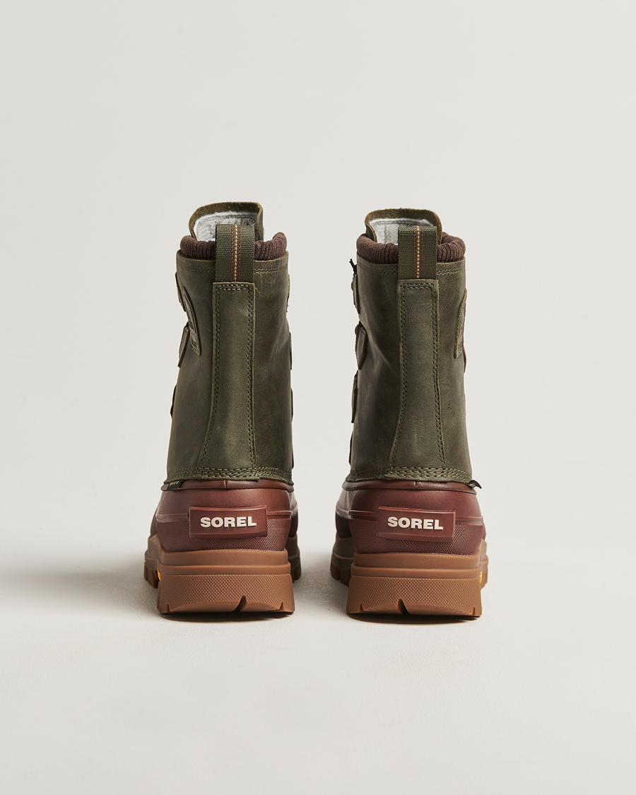 Men | Boots | Sorel | Barbour Caribou Horizon GTX Boot Olive