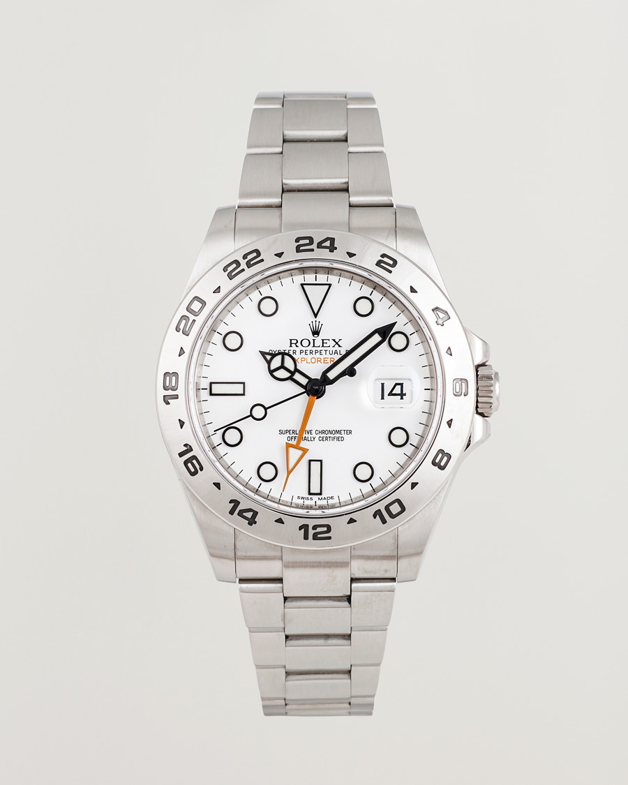 Men | Rolex Pre-Owned Explorer II Steel White | Rolex Pre-Owned | Explorer II Steel White