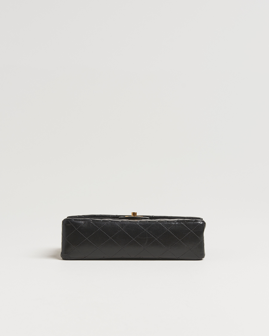 Men | Gifts for Her | Chanel Pre-Owned | Classic Double Flap Medium Lambskin Black