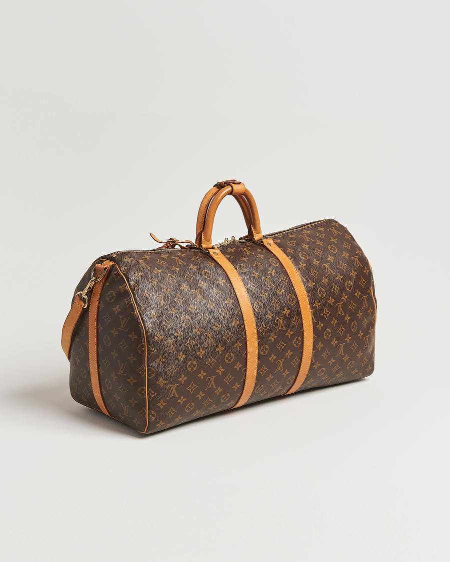 Men | Pre-Owned & Vintage Bags | Louis Vuitton Pre-Owned | Keepall Bandoulière 55 Monogram