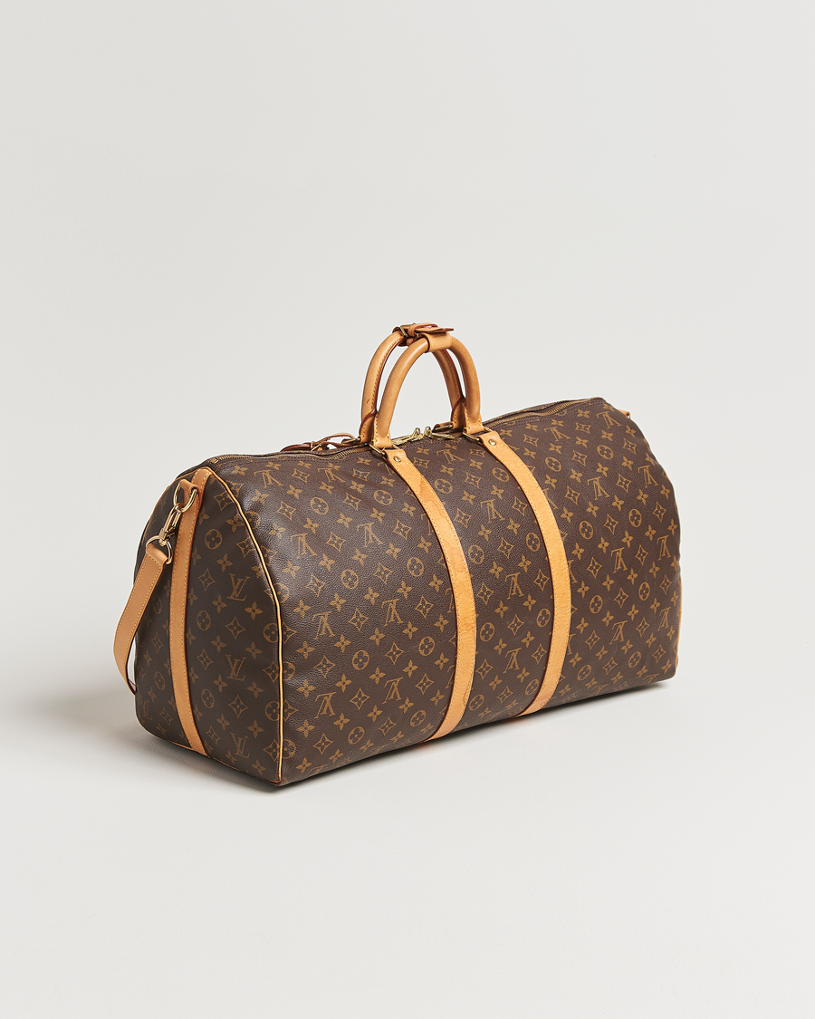 Men | Pre-Owned & Vintage Bags | Louis Vuitton Pre-Owned | Keepall Bandoulière 55 Monogram