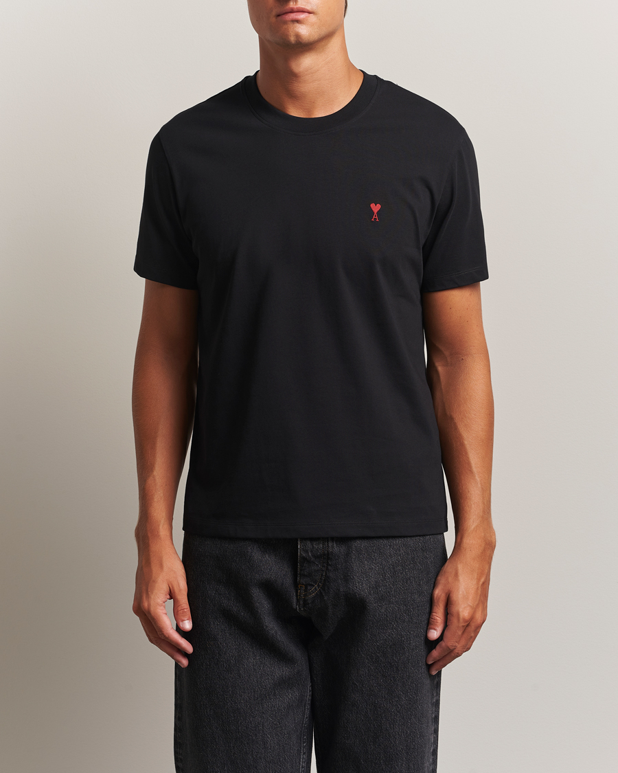 Men | T-Shirts | AMI | Heart Logo T-Shirt Black