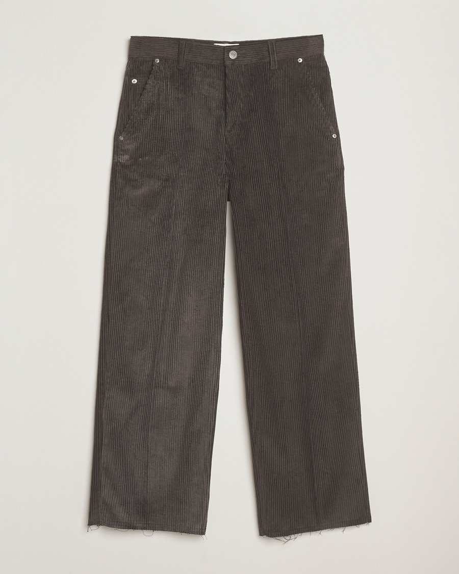 Men | Trousers | AMI | Corduroy Trousers Anthracite