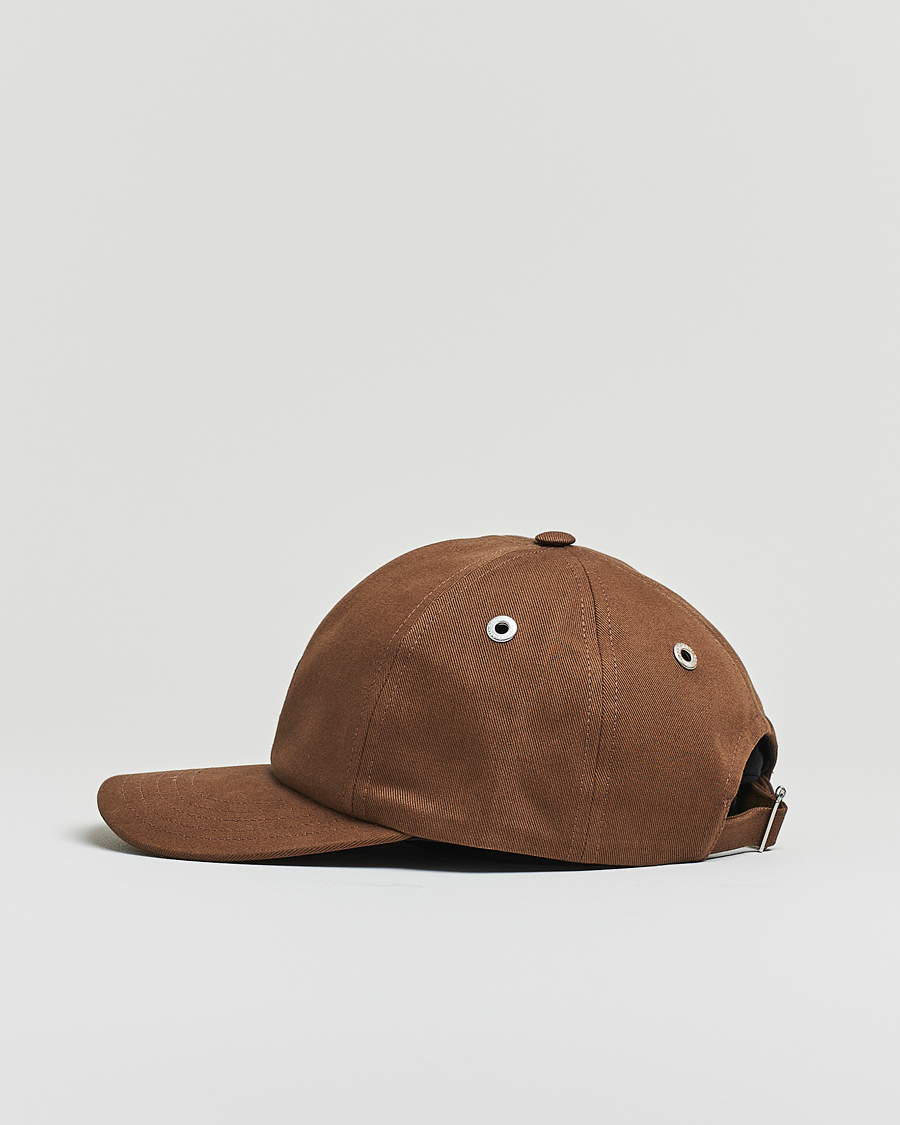 Men | Hats & Caps | AMI | Black Heart Logo Cap Noisette