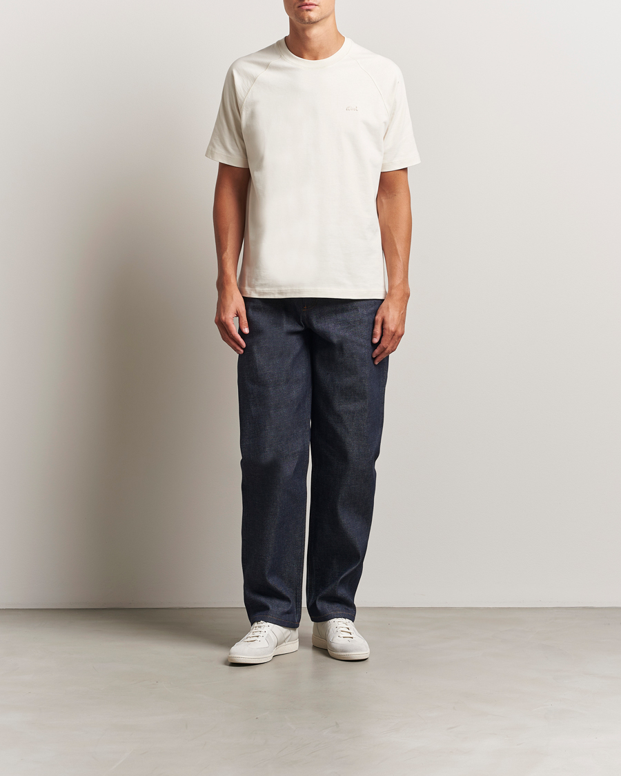 Men | T-Shirts | AMI | Signature Logo T-Shirt Ivory