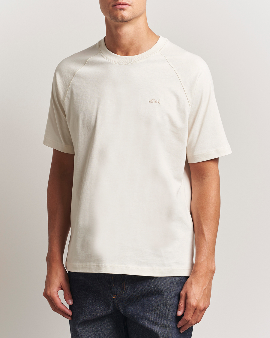Men | T-Shirts | AMI | Signature Logo T-Shirt Ivory