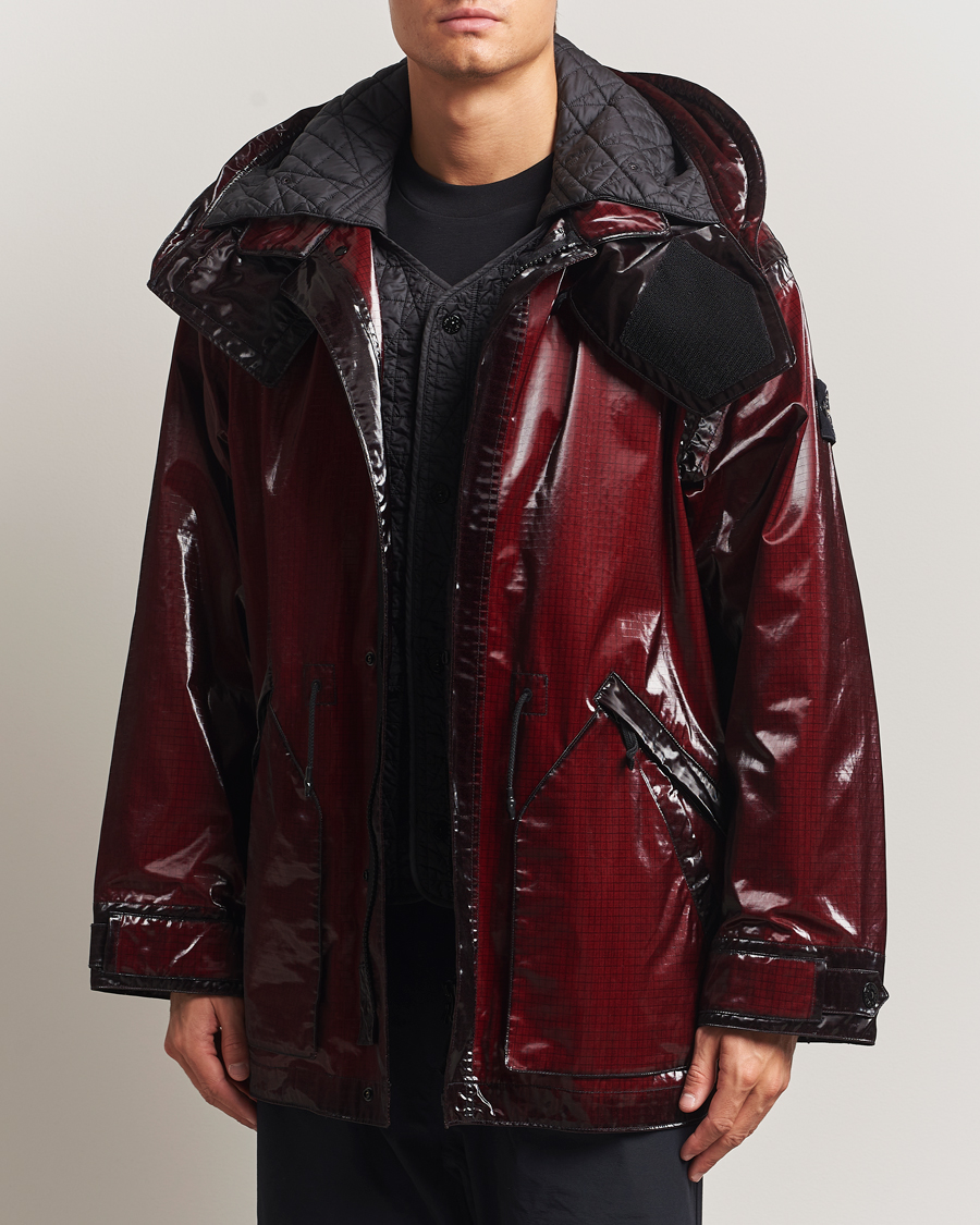 Men | Coats & Jackets | Stone Island | Short Ripstop Detachable Inner Parka Burgundy