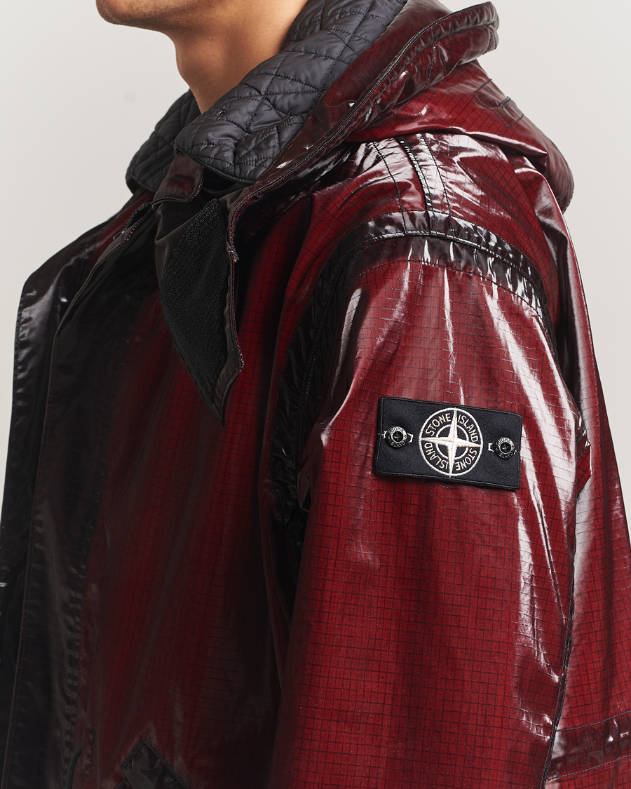 Men | Coats & Jackets | Stone Island | Short Ripstop Detachable Inner Parka Burgundy