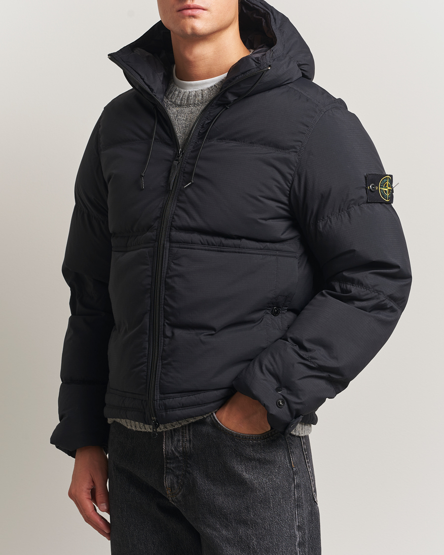 Men | Coats & Jackets | Stone Island | Ripstop Cordura Padded Down Parka Black