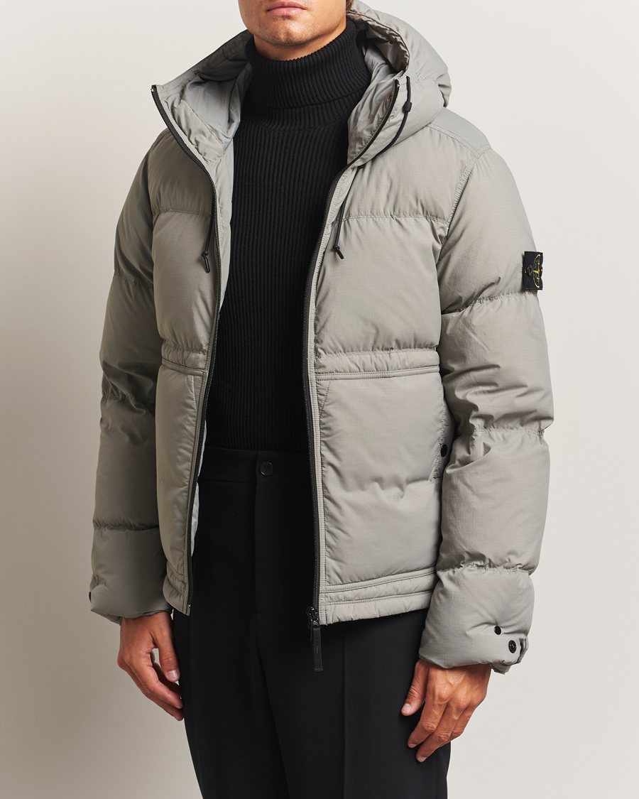 Men | Coats & Jackets | Stone Island | Ripstop Cordura Padded Down Parka Cement