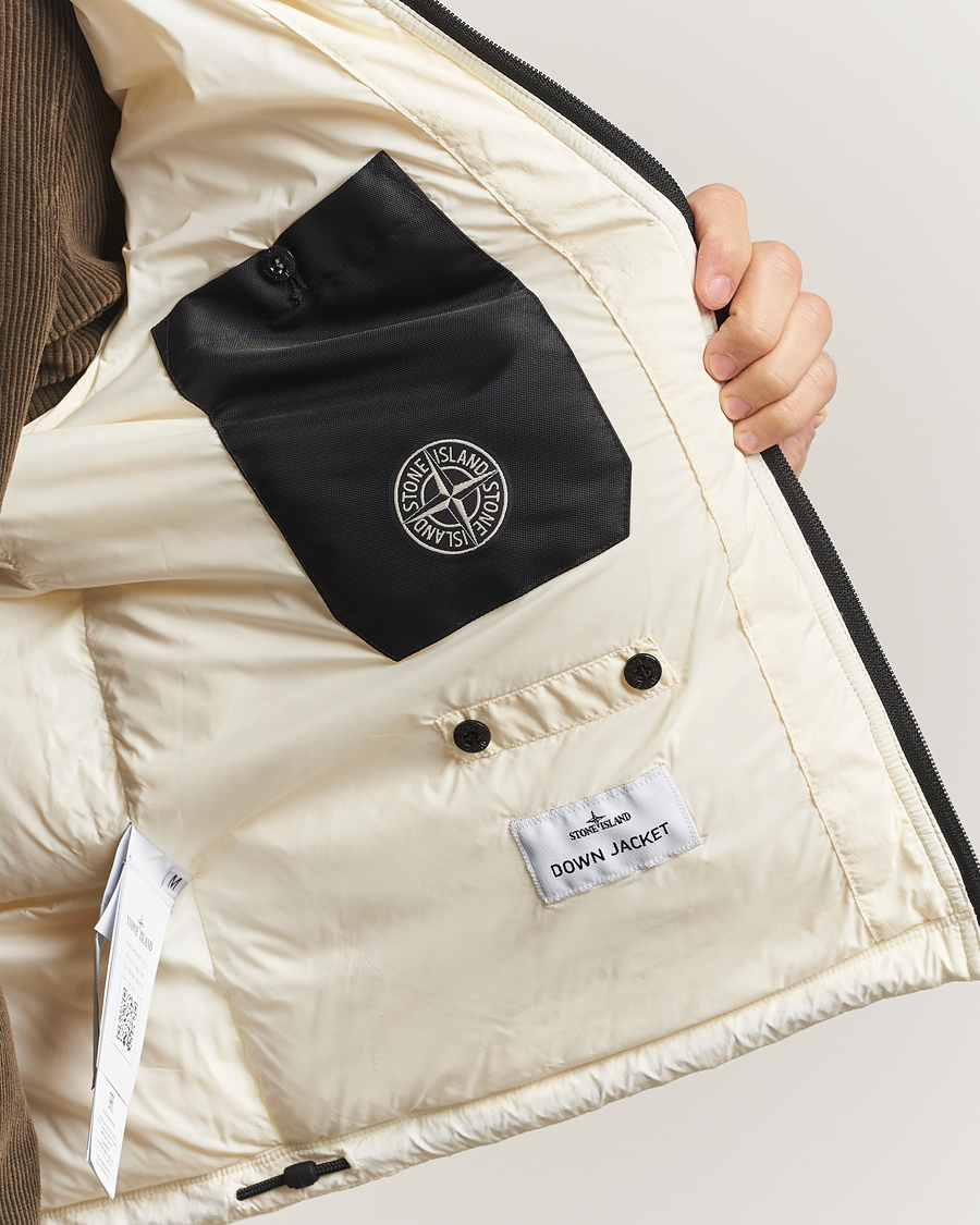 Men | Coats & Jackets | Stone Island | Ripstop Cordura Padded Down Parka Ivory