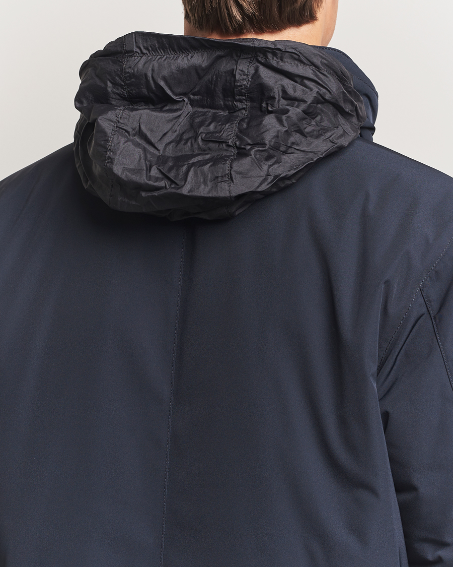 Men | Coats & Jackets | Stone Island | Micro Twill Padded Field Jacket Navy