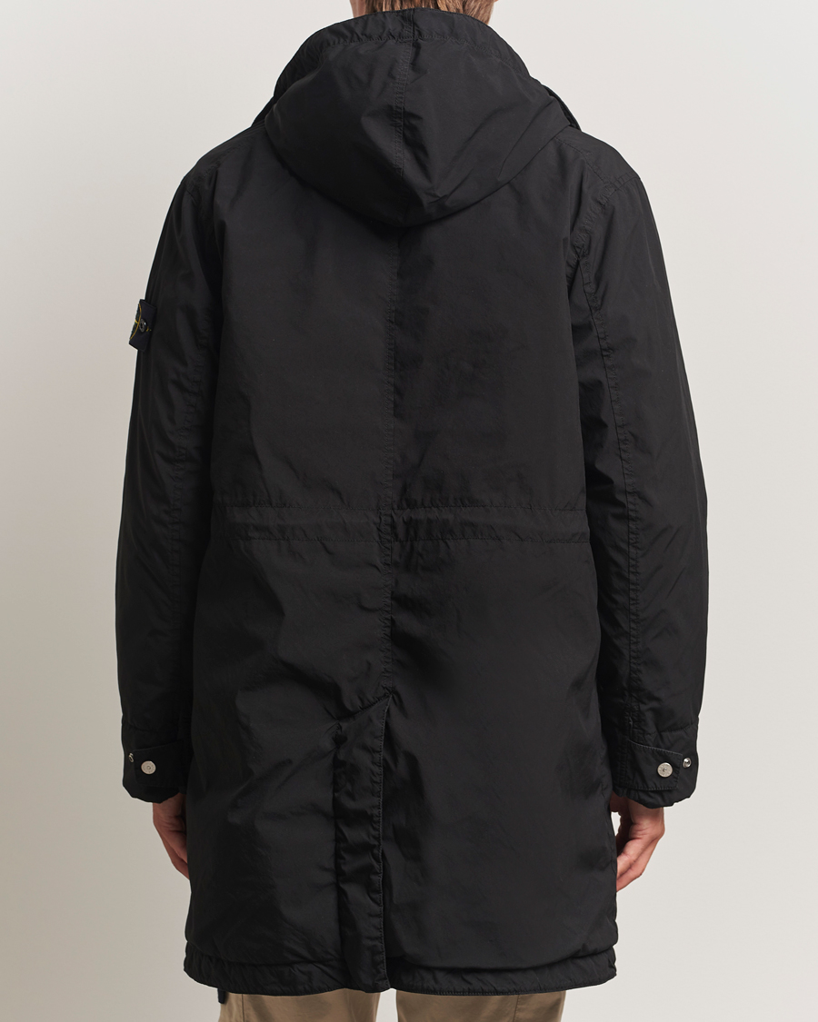 Men | Coats & Jackets | Stone Island | Light Compact Padded Hood Coat Black