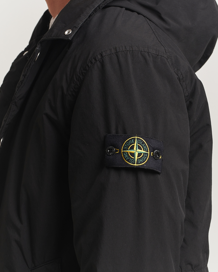 Men | Coats & Jackets | Stone Island | Light Compact Padded Hood Coat Black