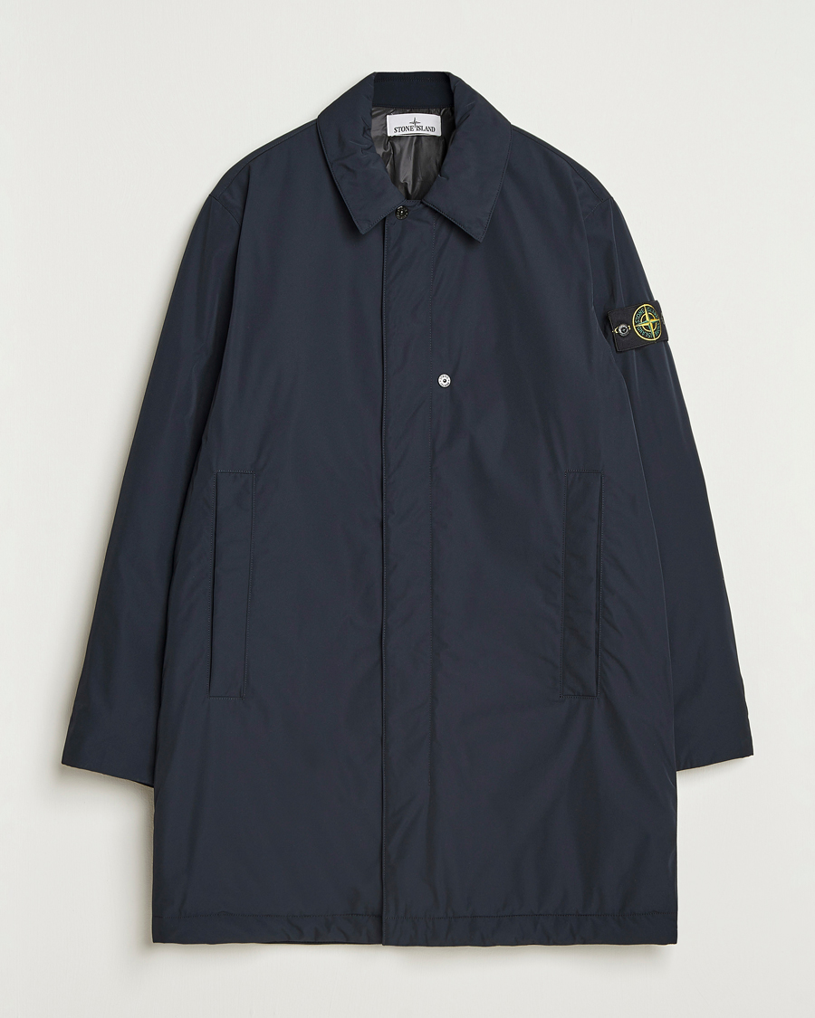Men | Coats & Jackets | Stone Island | Micro Twill Primaloft Padded Coat Navy