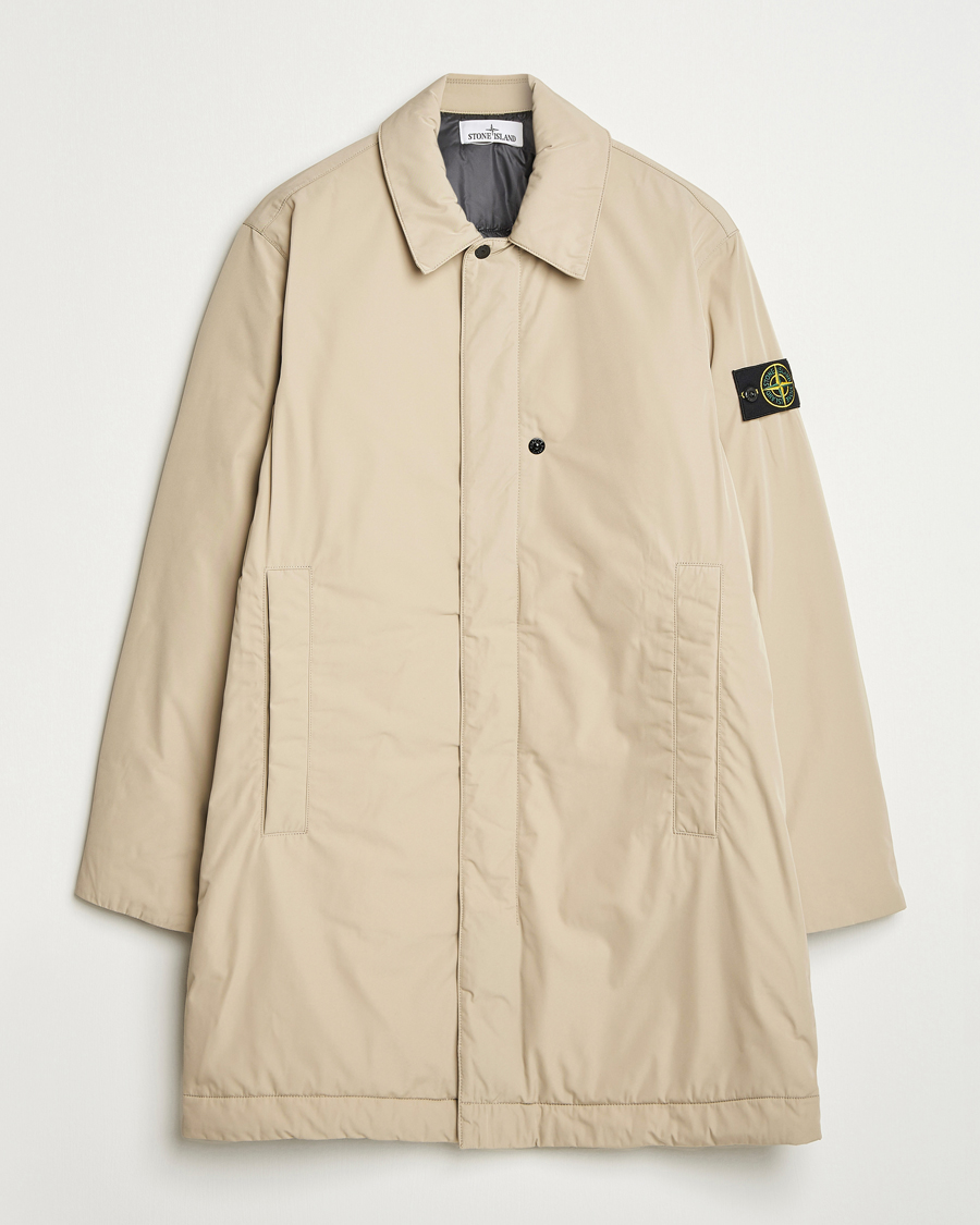 Men | Coats & Jackets | Stone Island | Micro Twill Primaloft Padded Coat Beige
