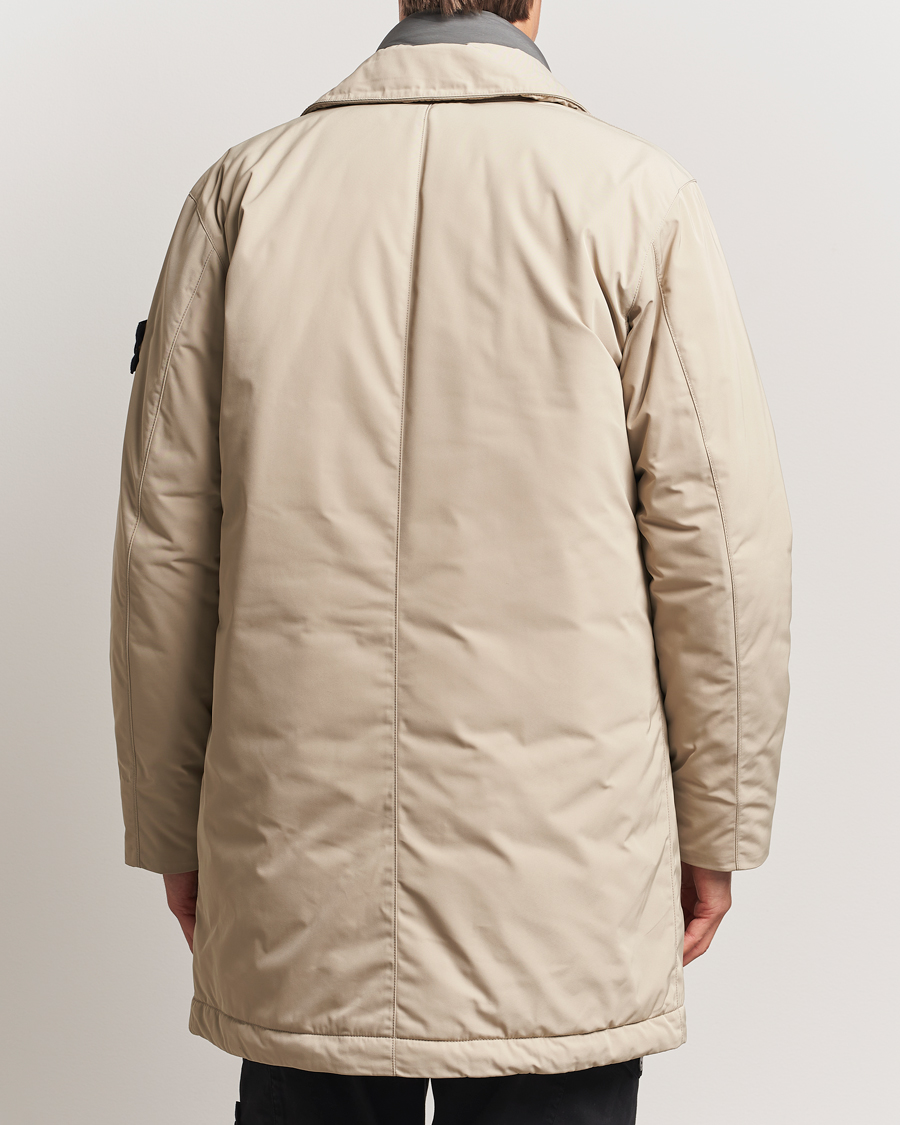 Men | Coats & Jackets | Stone Island | Micro Twill Primaloft Padded Coat Beige