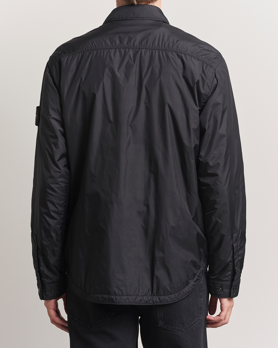 Men | Coats & Jackets | Stone Island | Crinkle Reps Padded Shirt Jacket Black