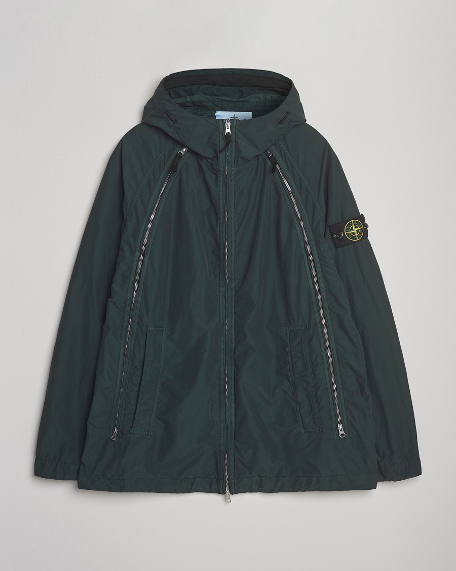 Men | Coats & Jackets | Stone Island | David-Light TC Hooded Jacket Green