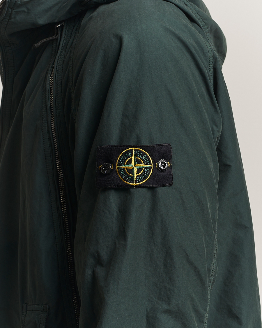 Men | Coats & Jackets | Stone Island | David-Light TC Hooded Jacket Green
