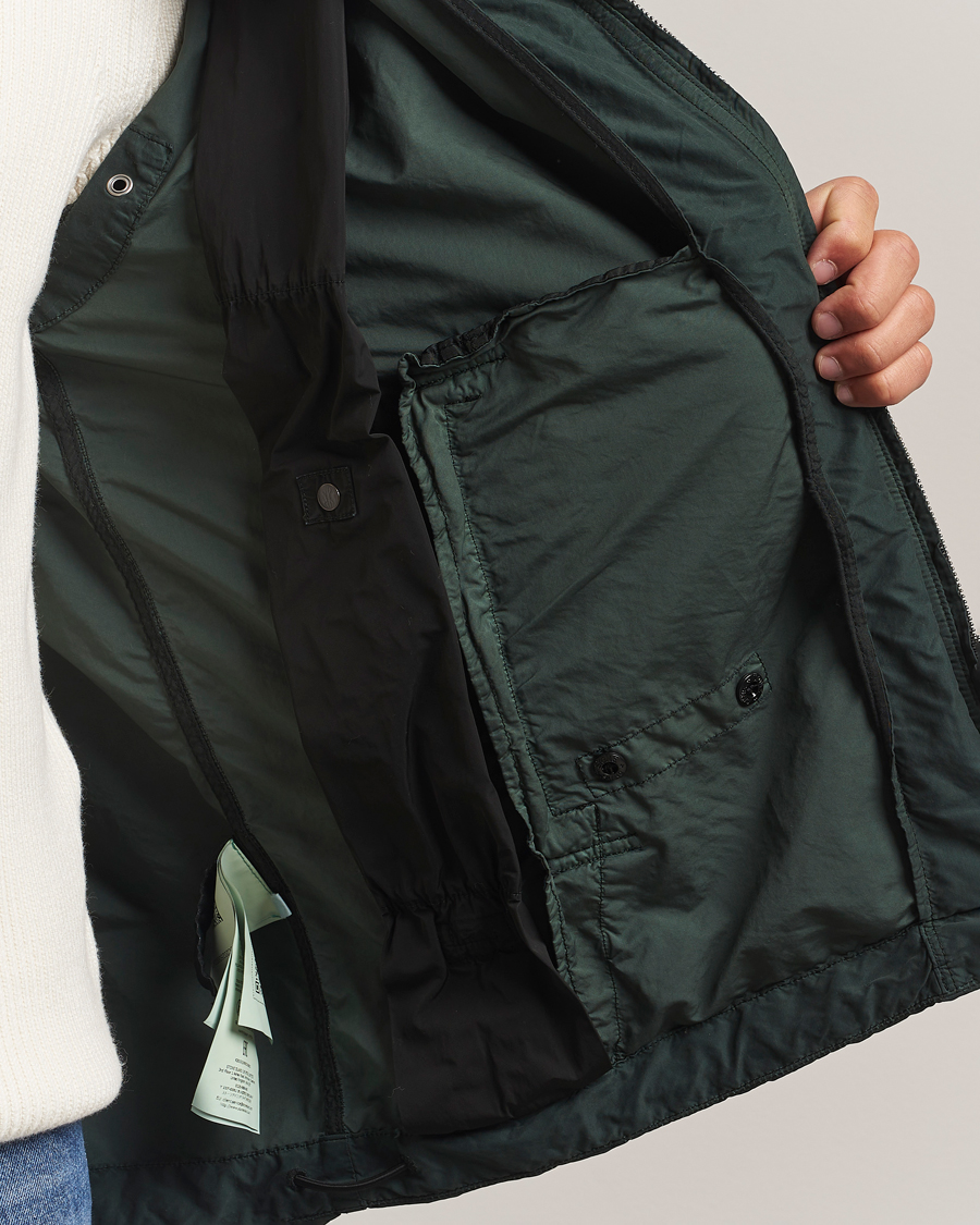 Men | Coats & Jackets | Stone Island | David-Light TC Hooded Jacket Green
