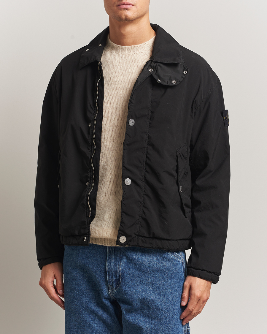 Men | Coats & Jackets | Stone Island | Light Compact Touch Coach Jacket Black