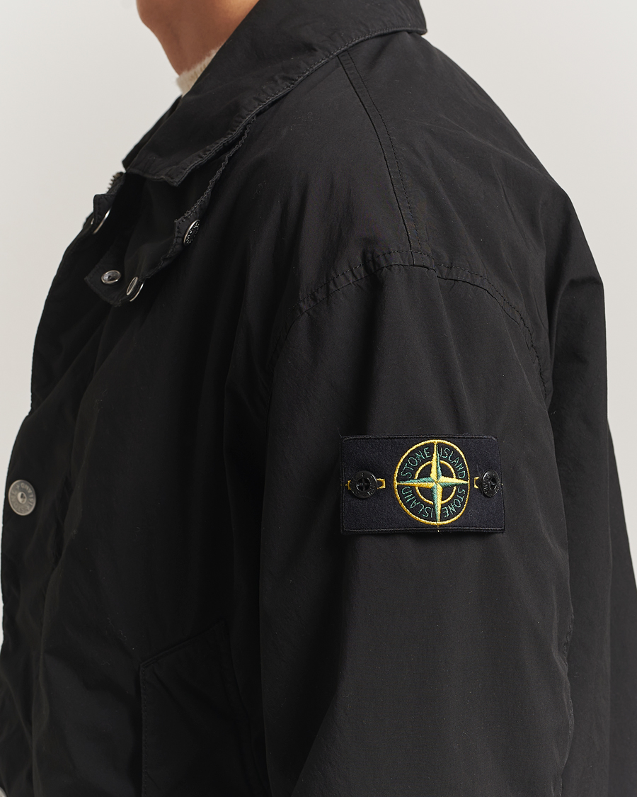 Men | Coats & Jackets | Stone Island | Light Compact Touch Coach Jacket Black