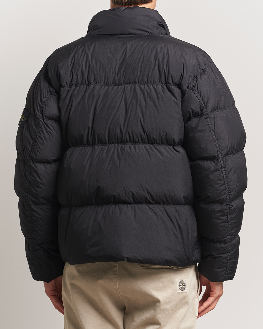 Men | Coats & Jackets | Stone Island | Crinkle Reps Down Jacket Black