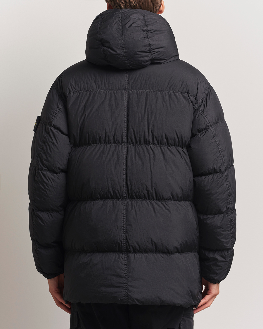Men | Coats & Jackets | Stone Island | Crinkle Reps Down Parka Black
